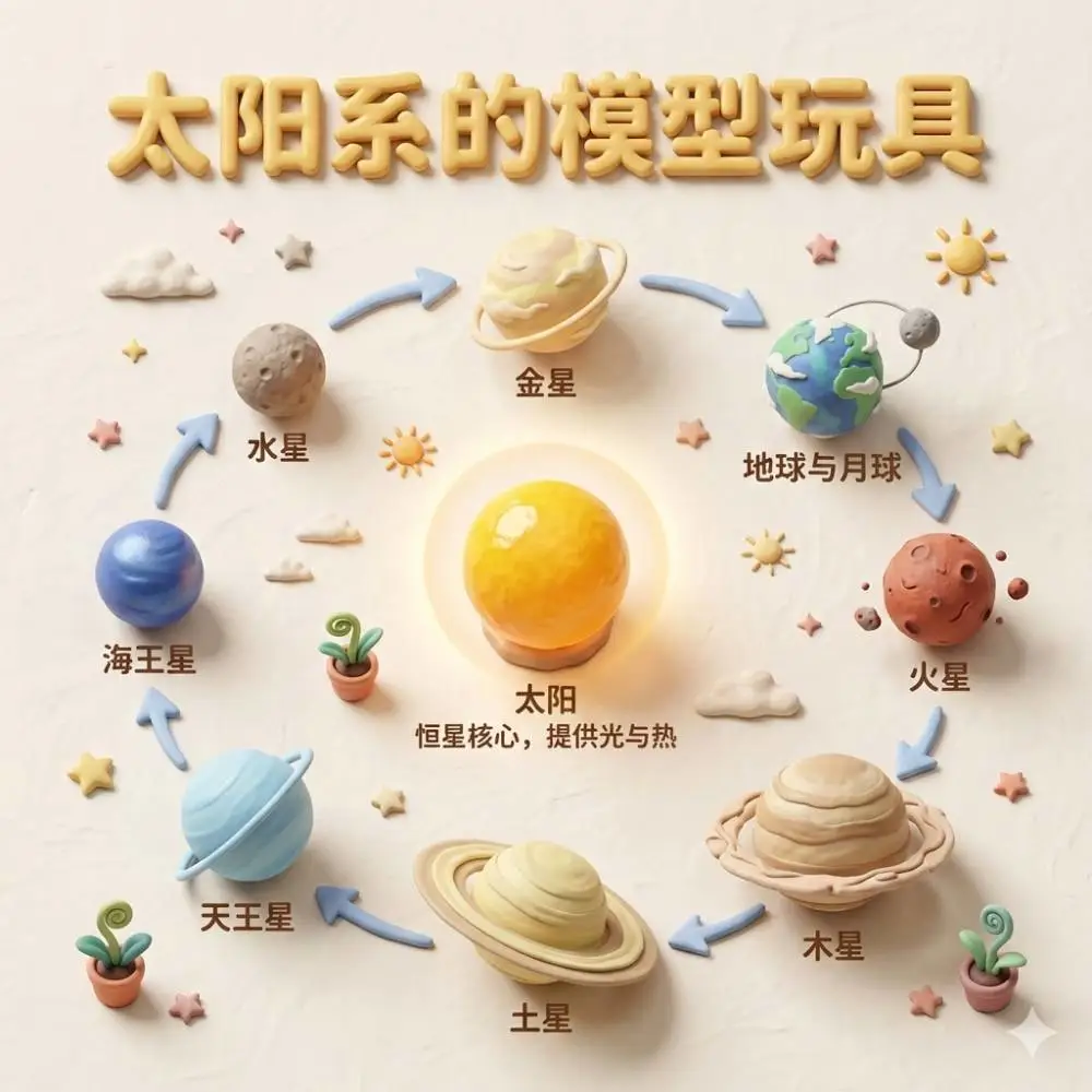 太阳系的模型玩具