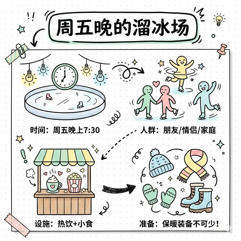 周五晚的溜冰场